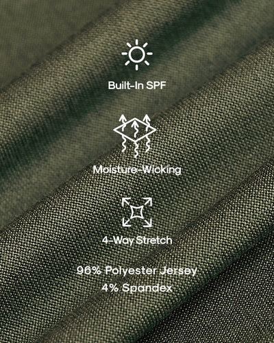Active Crew Neck - Military Green