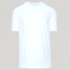 White Active Crew Neck Tee