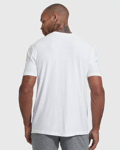 True ClassicAll White Active Crew Neck 3-Pack