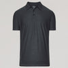 Charcoal Heather Gray Active Polo