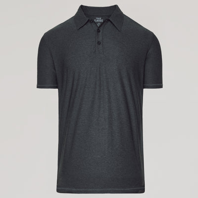 Active Polo 1.0 - Charcoal Heather Gray