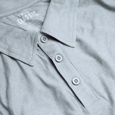 Active Polo - Light Heather Gray