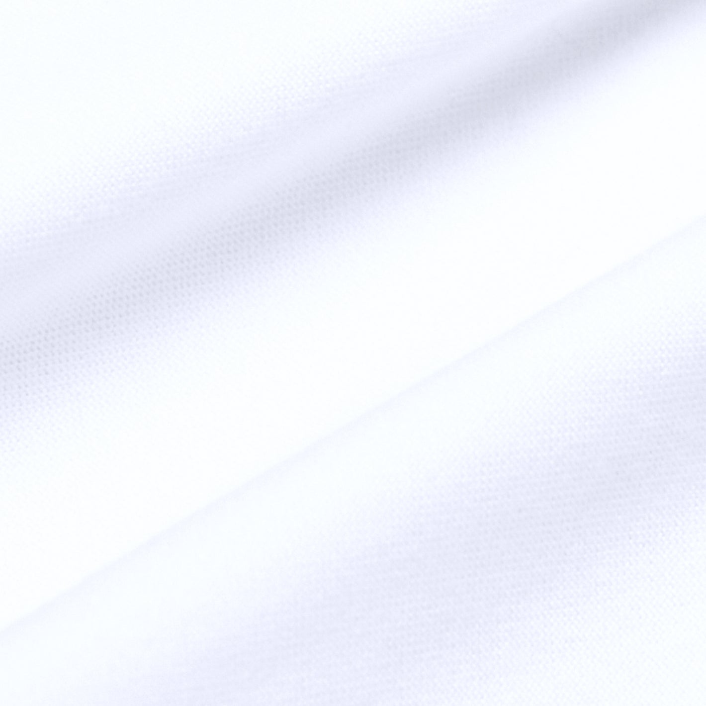 White Active Polo 2.0 fabric close-up, highlighting subtle weave and gentle folds.