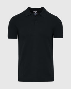 True ClassicBlack Short Sleeve Sweater Polo