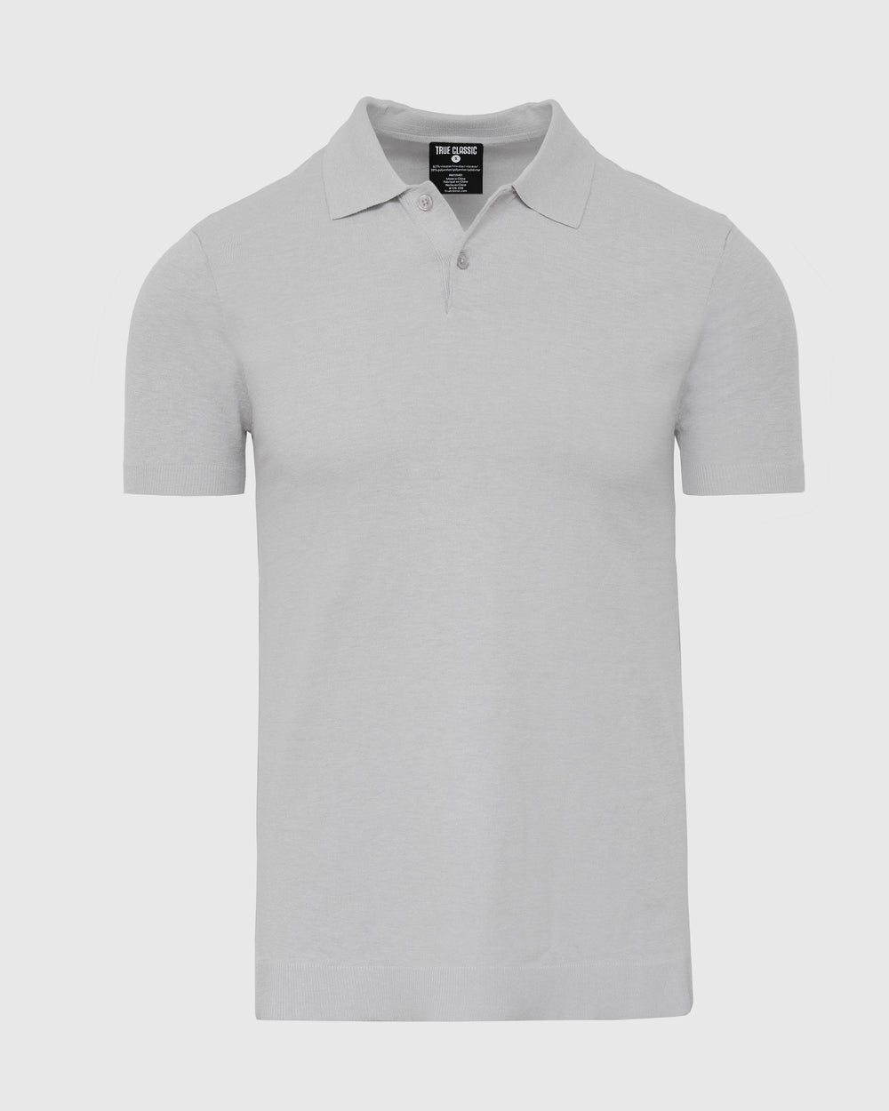 Heather Gray Short Sleeve Sweater Polo