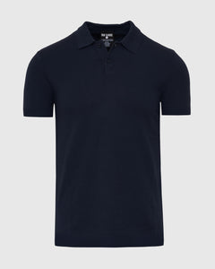 True ClassicNavy Short Sleeve Sweater Polo