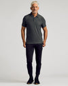 Charcoal Heather Gray Active Polo