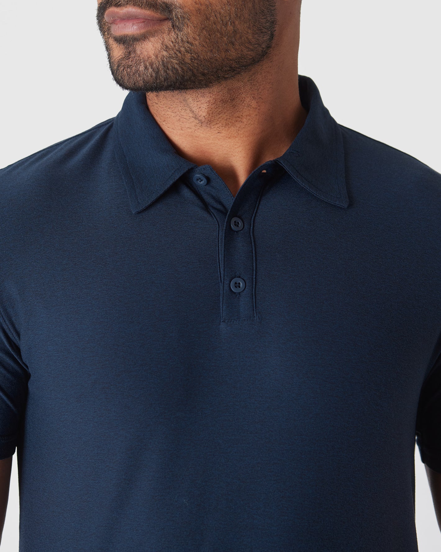 Dark Heather Cadet Active Polo 2.0
