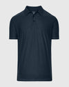 True Classic Men’s Active Short Sleeve Polo with stretch fit and three-button placket.