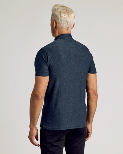 Active Polo - Dark Heather Fiord