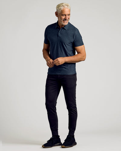 Active Polo - Dark Heather Fiord