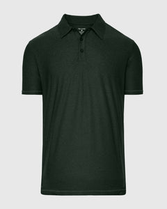 True ClassicDark Heather Forest Active Polo 2.0