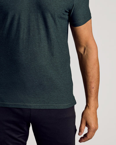 Active Polo - Dark Heather Forest