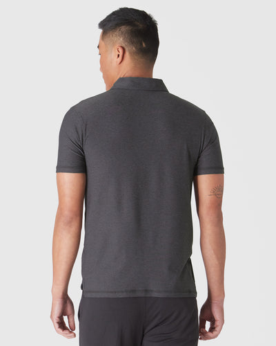 Active Polo - Dark Heather Tempest