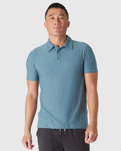 True ClassicHeather Centurion Active Short Sleeve Polo