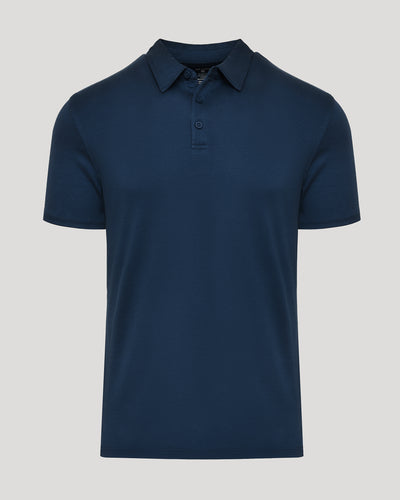 Tall Premium Pima Polo - Navy