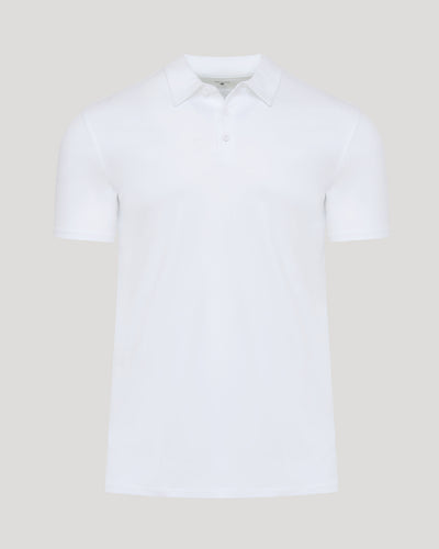 Premium Pima Polo - White