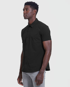 True ClassicBlack Commuter Short Sleeve Shirt