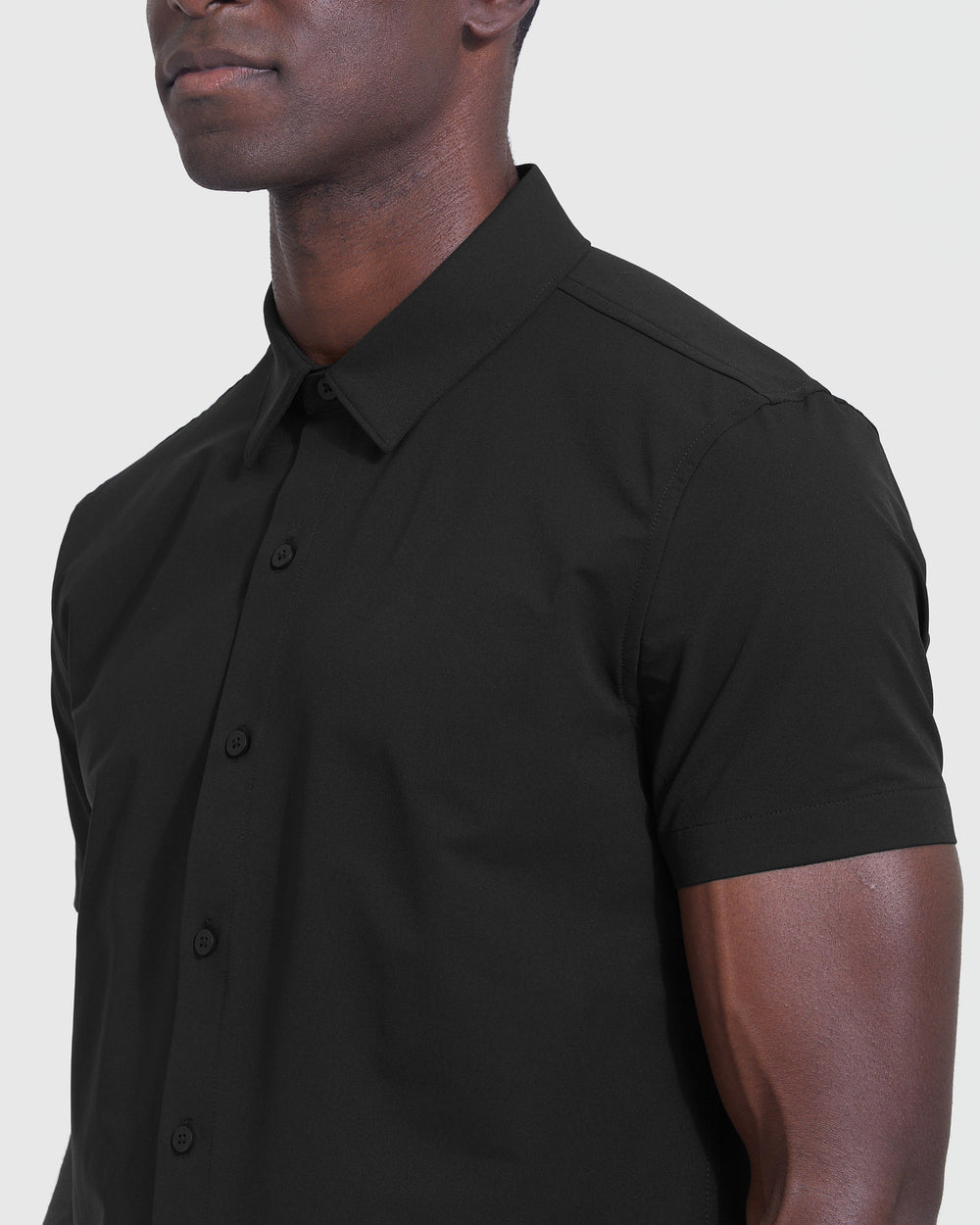 Black Commuter Short Sleeve Shirt