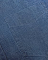 Light Indigo Wash Short Sleeve Stretch Chambray Shirt pocket detail.