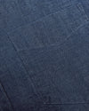 Medium Indigo Wash Short Sleeve Stretch Chambray Shirt pocket detail.