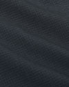 Heather Navy Short Sleeve Ripstop Commuter Shirt 1 showing its grid-like weave.