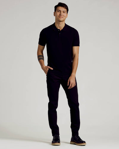 Black & Navy Dressy Polo 2-Pack