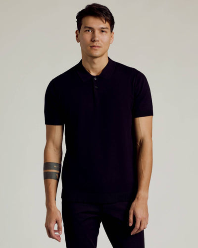 Black & Navy Dressy Polo 2-Pack