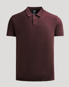 Java Dressy Polo, short-sleeve, with collar buttons, laid flat.