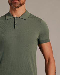 True ClassicMoss Short Sleeve Sweater Polo 2.0