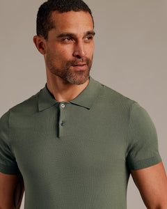 True ClassicMoss Short Sleeve Sweater Polo 2.0