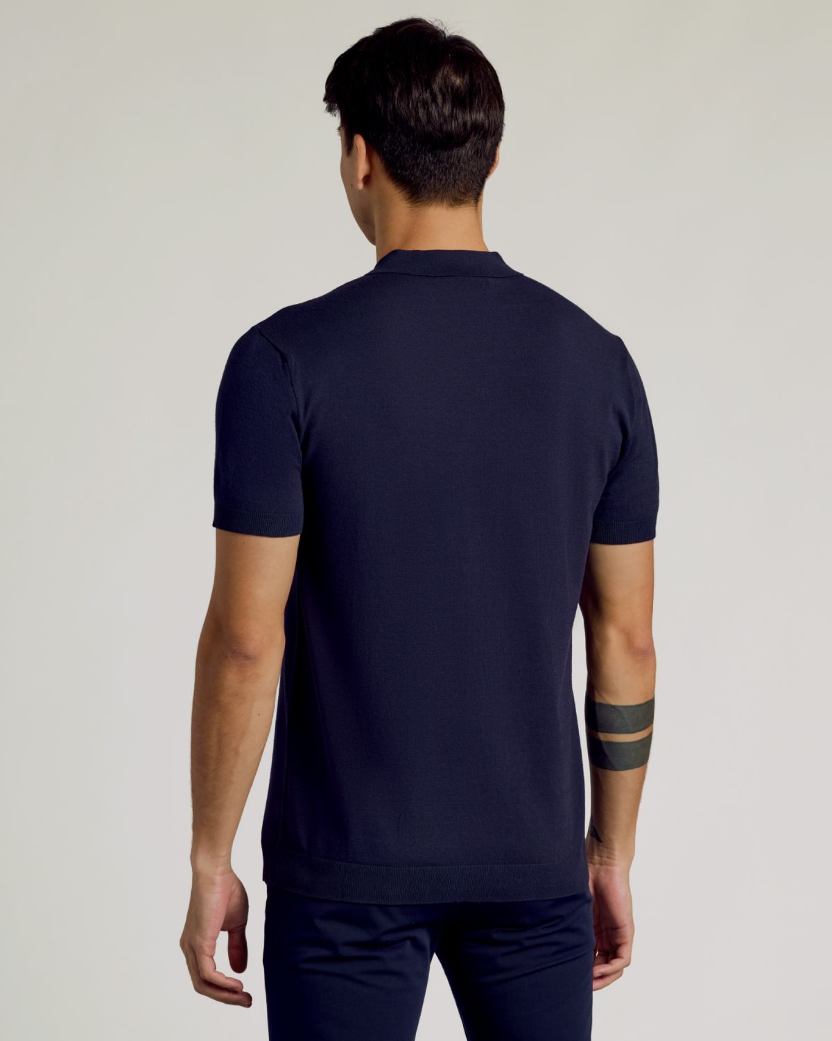 Black & Navy Dressy Polo 2-Pack