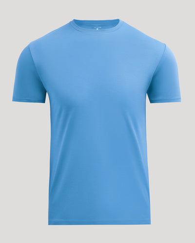 Premium Pima Crew Neck - Cerulean
