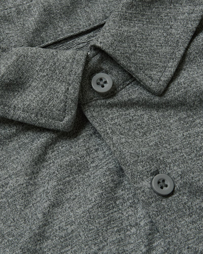Comfort Knit Short Sleeve Shirt - Charcoal Heather Gray