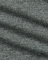 Charcoal Heather Gray Short Sleeve Comfort Knit Shirt, close-up of knit texture.