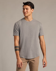 True ClassicShort Sleeve Curved Hem Crew 3-Pack