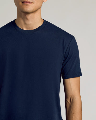 Wardrobe – Klassische Rundhalspullover mit abgerundetem Saum, 10er-Pack