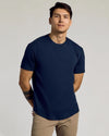 Classic Curved Hem Crew Neck 6-Pack