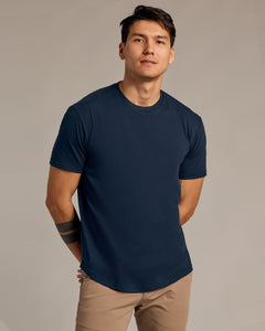 True ClassicShort Sleeve Curved Hem Crew 3-Pack