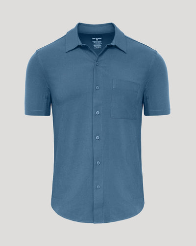 Short Sleeve Ripstop Commuter Shirt - Fiord