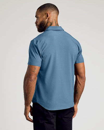 Short Sleeve Ripstop Commuter Shirt - Fiord