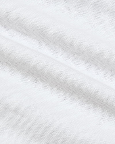 Womens White Slub Scoop Neck Tee 2-Pack