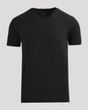 Black V Neck Tee