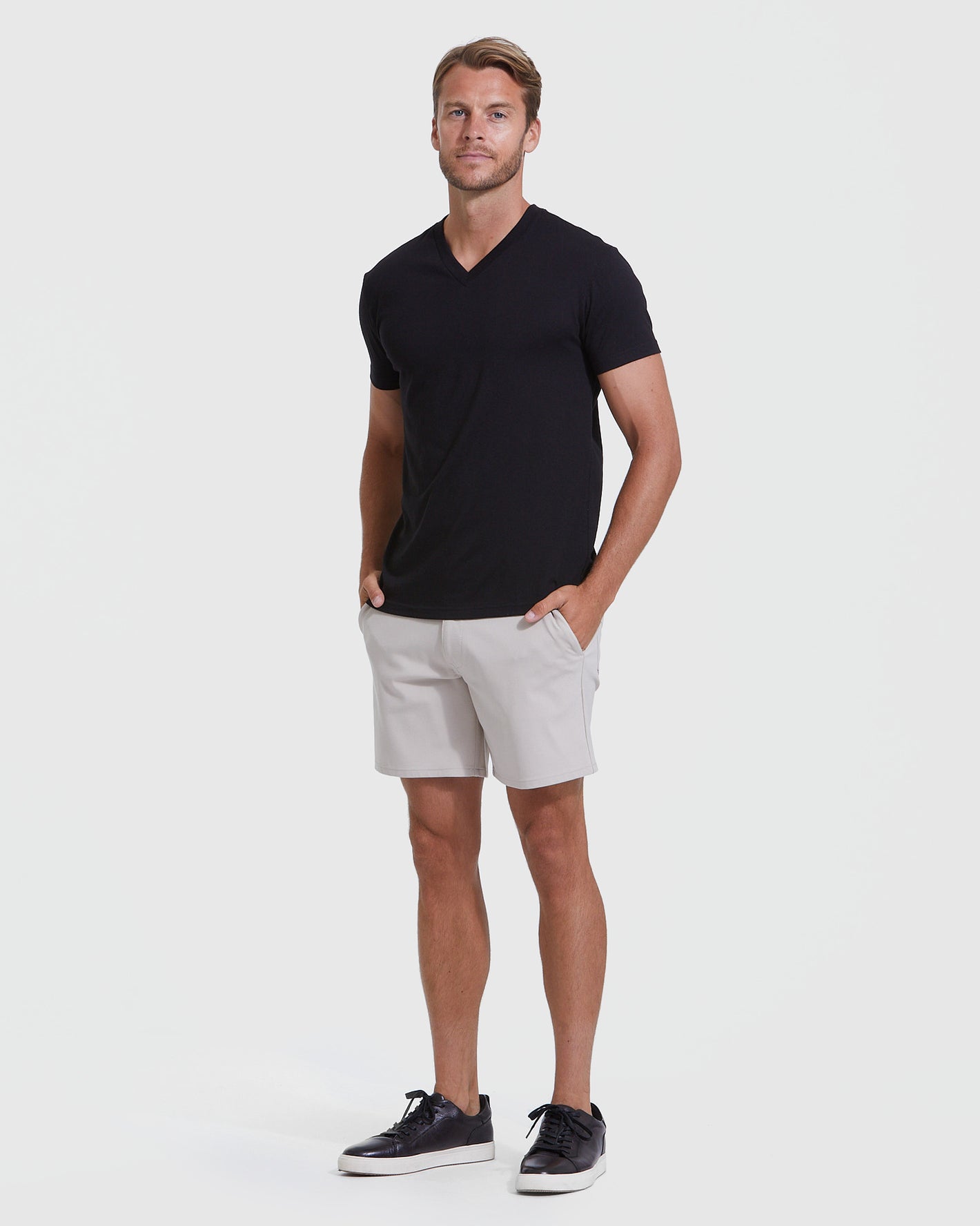 Black Classic V-Neck 3-Pack