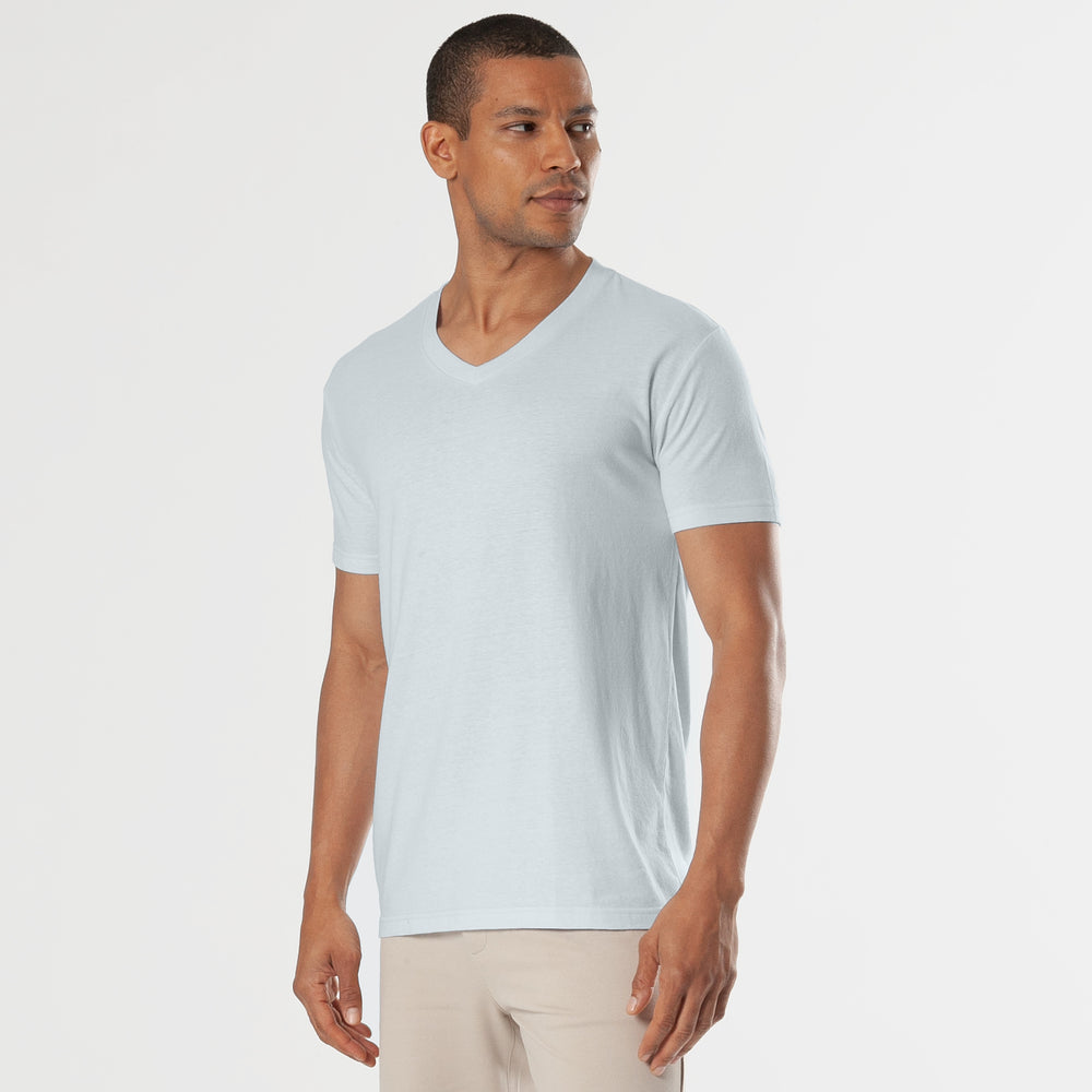 Blue Quartz V-Neck Tee