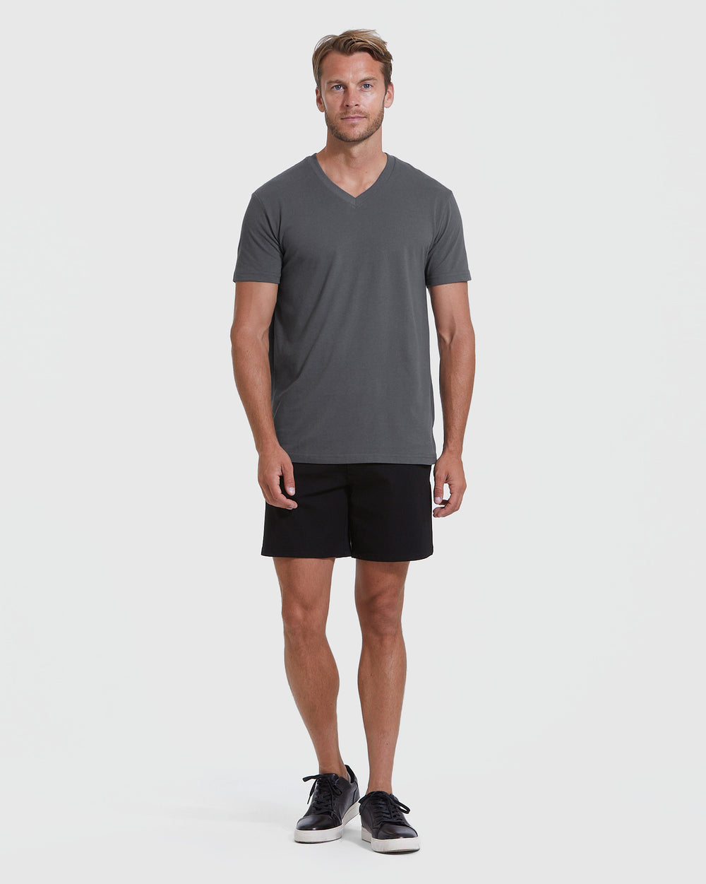 Carbon V-Neck Tee