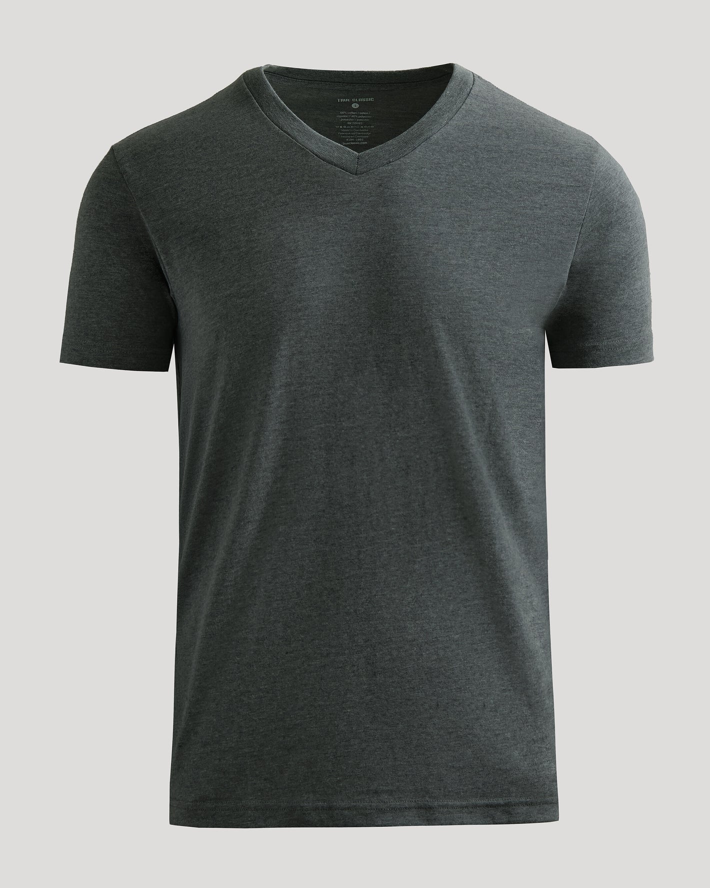 Charcoal Heather Gray Classic V-Neck