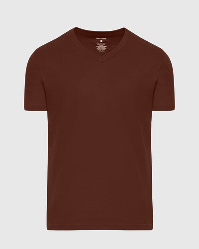 Classic V-Neck - Dark Chocolate