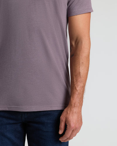 Classic V-Neck - Dark Heather Amethyst