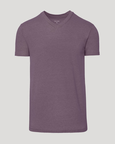 Classic V-Neck - Dark Heather Amethyst